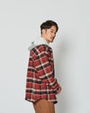 ACANTHUS アカンサス フーデッドフランネルシャツジャケット