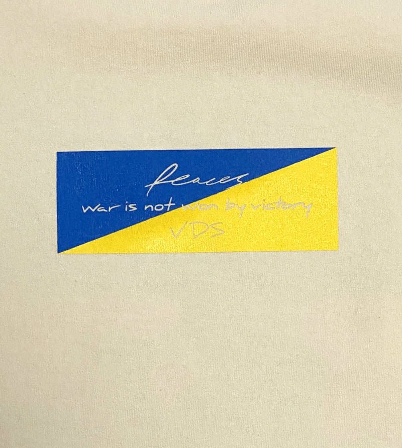 VDS ウクライナ チャリティーTシャツ 戦争と平和
