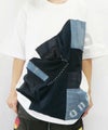 LOWRUNDER ローランダー デニムリメイクTシャツ