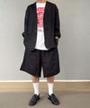 VOIRY ヴォイリー ドクターパンツ ドクターショーツ ハーフパンツ ブラック 黒 麻 リネン