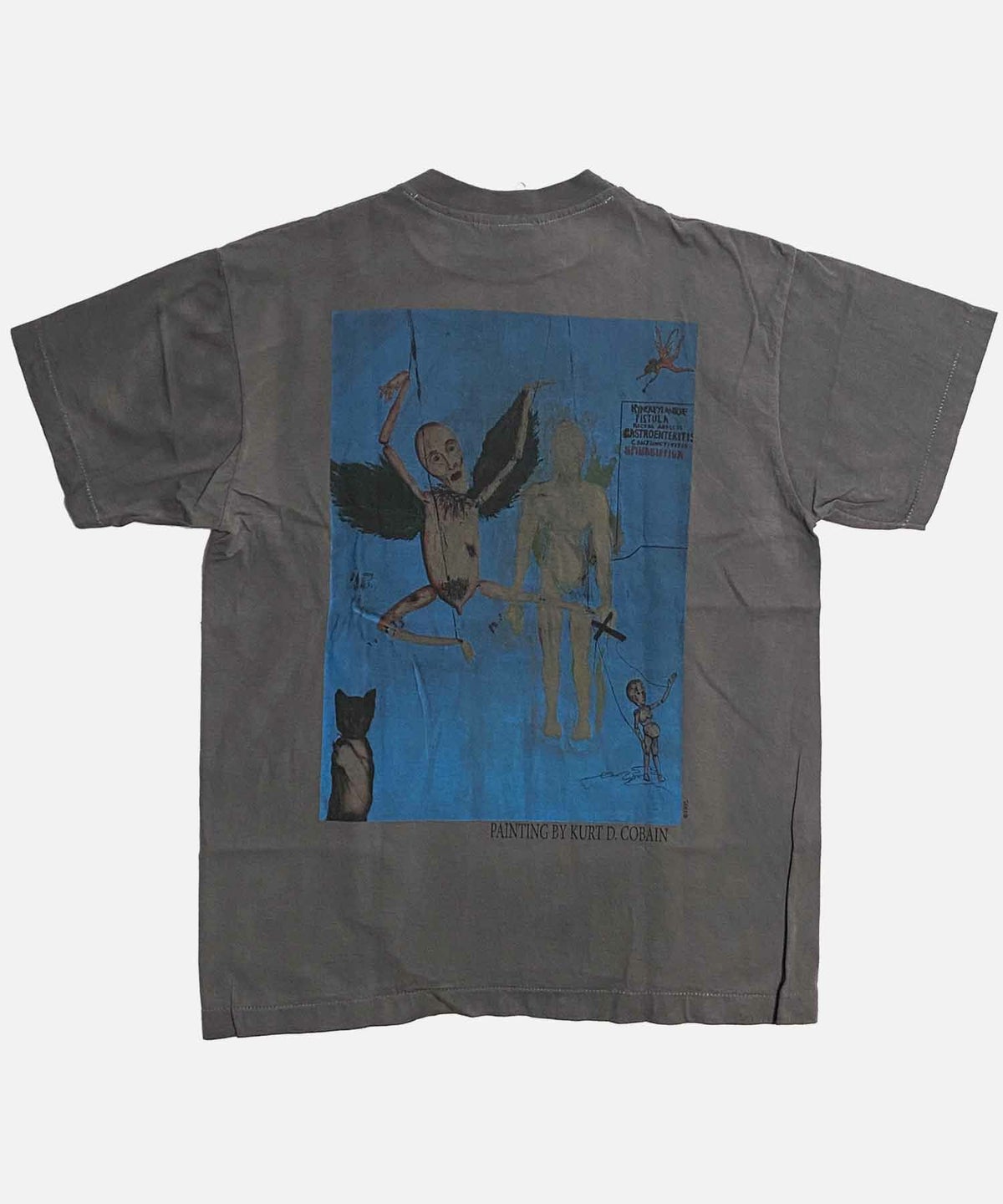 HANEI ハンエイ 古着リメイク ブランド ニルヴァーナ追悼 Tシャツ 暮染め