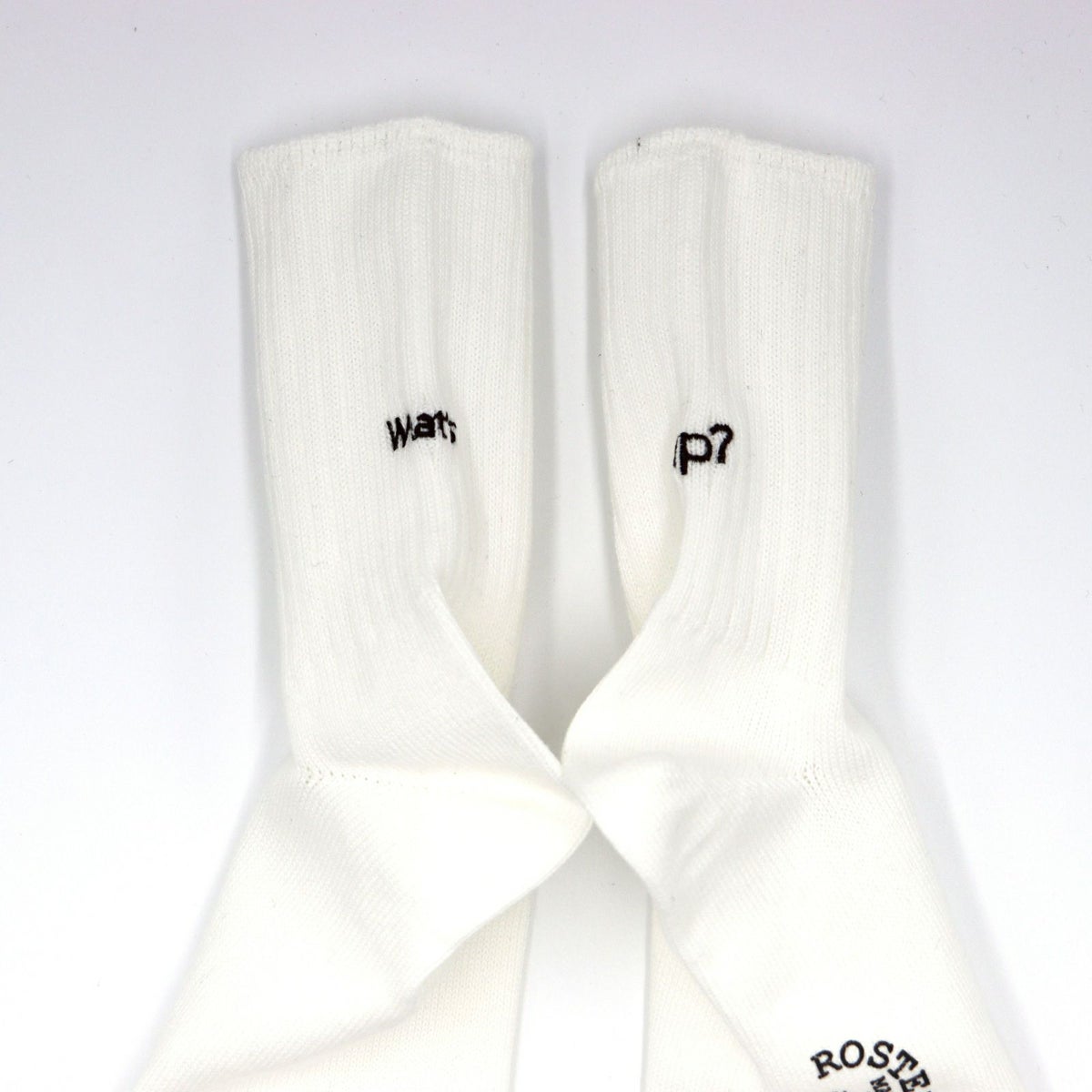 ROSTER SOX ロスターソックス 靴下 男性用 女性用 メンズ レディース ペアソックス  What's UP RS-394
