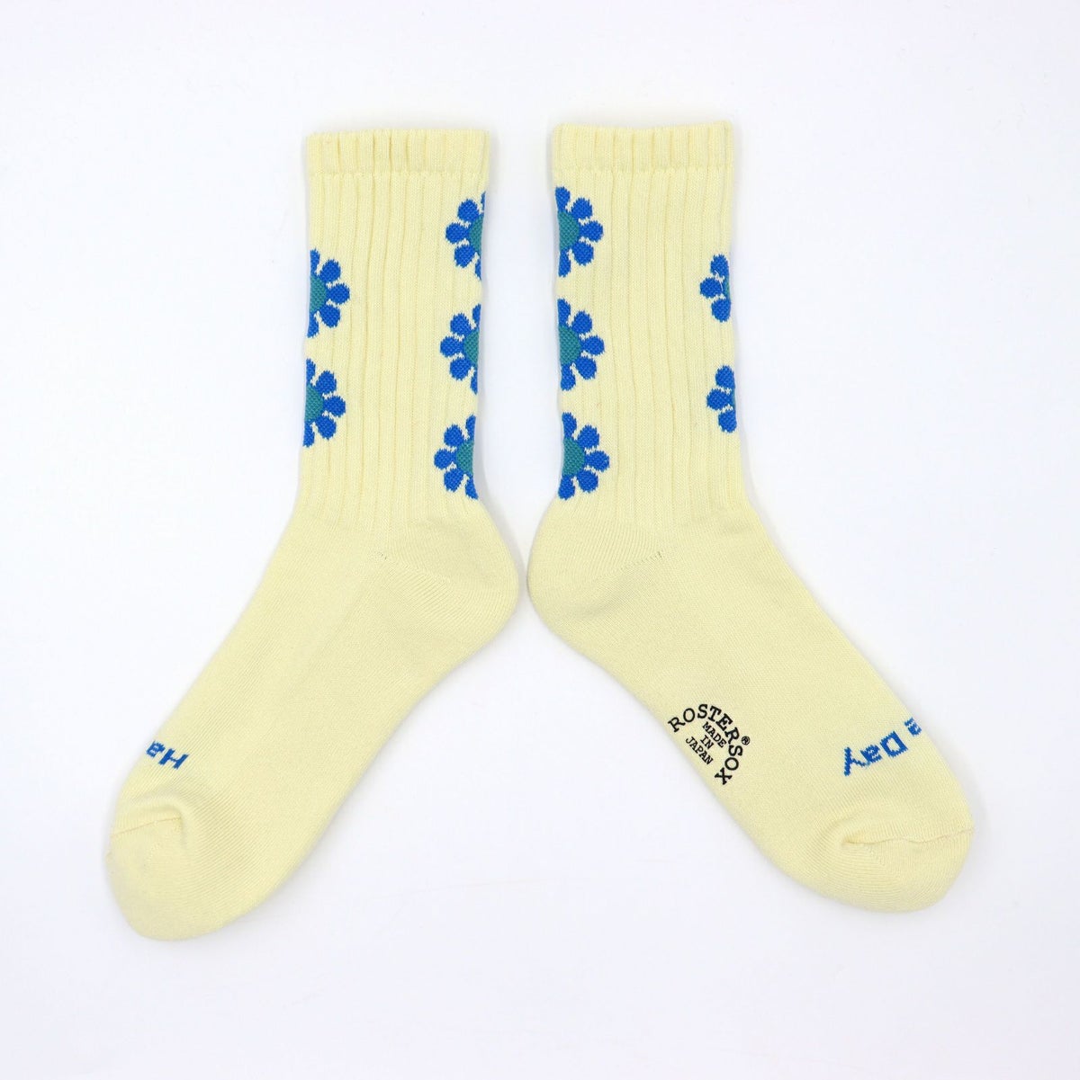 ROSTER SOX ロスターソックス 靴下 男性用 女性用 メンズ レディース ペアソックス PEACE ピース 花