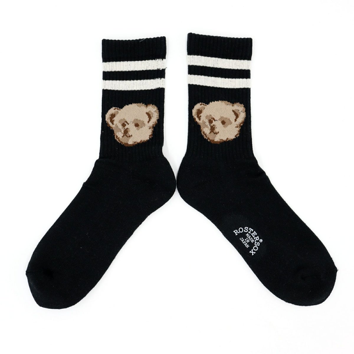 ROSTER SOX ロスターソックス 靴下 男性用 女性用 メンズ レディース ペアソックス クマ ベアー BEAR