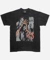 HANEI レッドホットチリペッパーズ 1990 CURVING LOGO MEMBER PORTRAIT Tシャツ