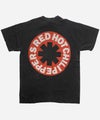 HANEI レッドホットチリペッパーズ 1990 CURVING LOGO MEMBER PORTRAIT Tシャツ