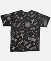 HANEI ニルヴァーナ インポート総柄 Tシャツ カートコバーン