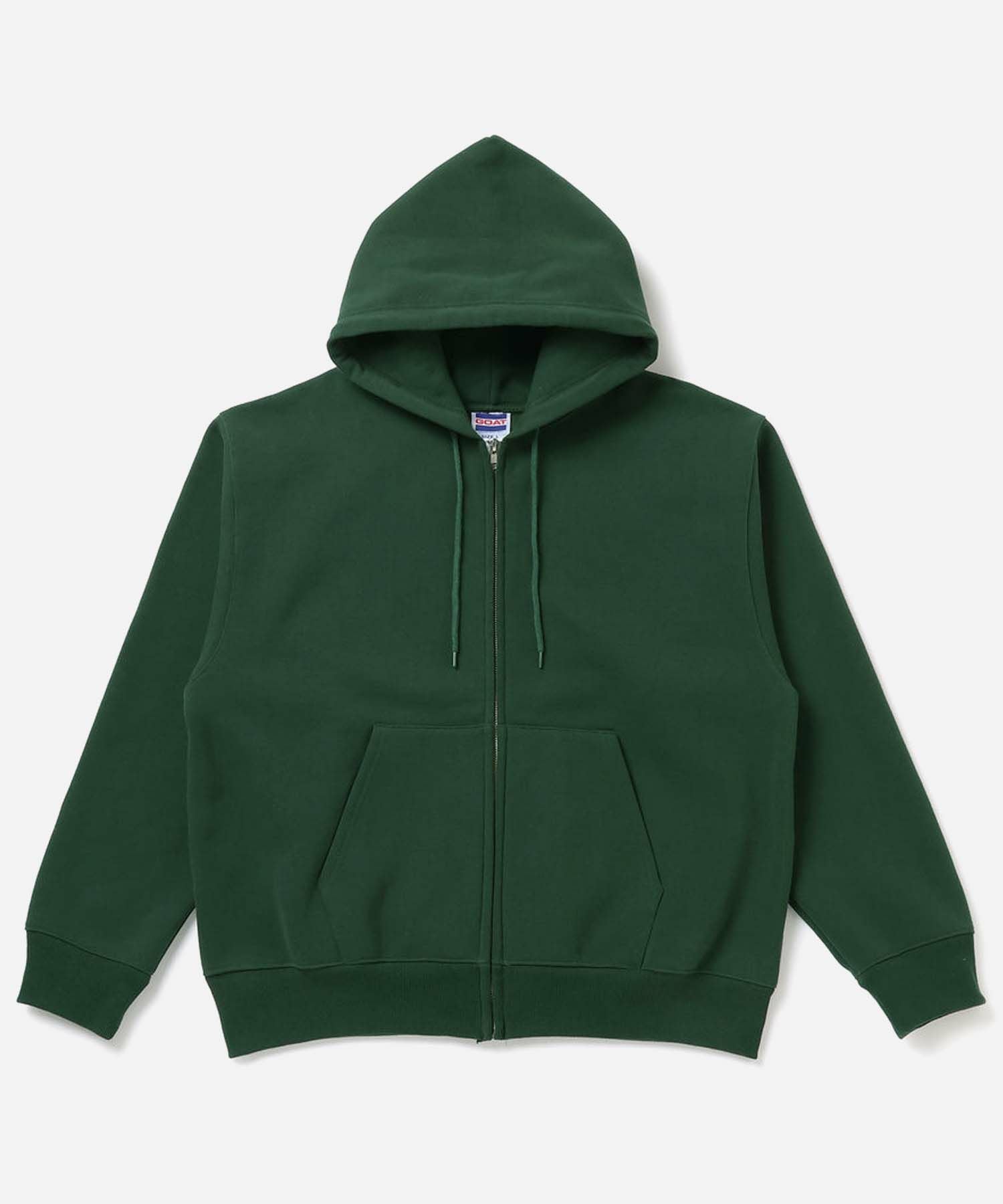 GOAT ゴート 裏起毛スウェットジップパーカー15.5oz 9160 | VDS BIRDS EYE
