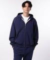 GOAT ゴート 裏起毛スウェットジップパーカー15.5oz 9160