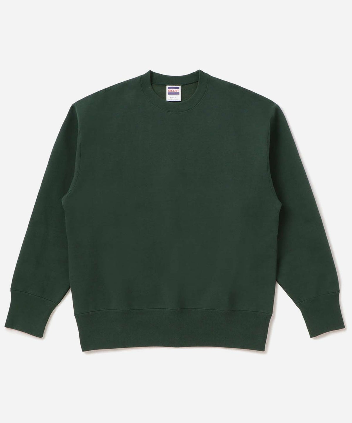 GOAT ゴート 裏起毛クルーネックスウェット15.5oz 9062