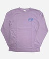 不純喫茶ドープ クリームソーダ 長袖Tシャツ ライトパープル ラベンダー 藤色