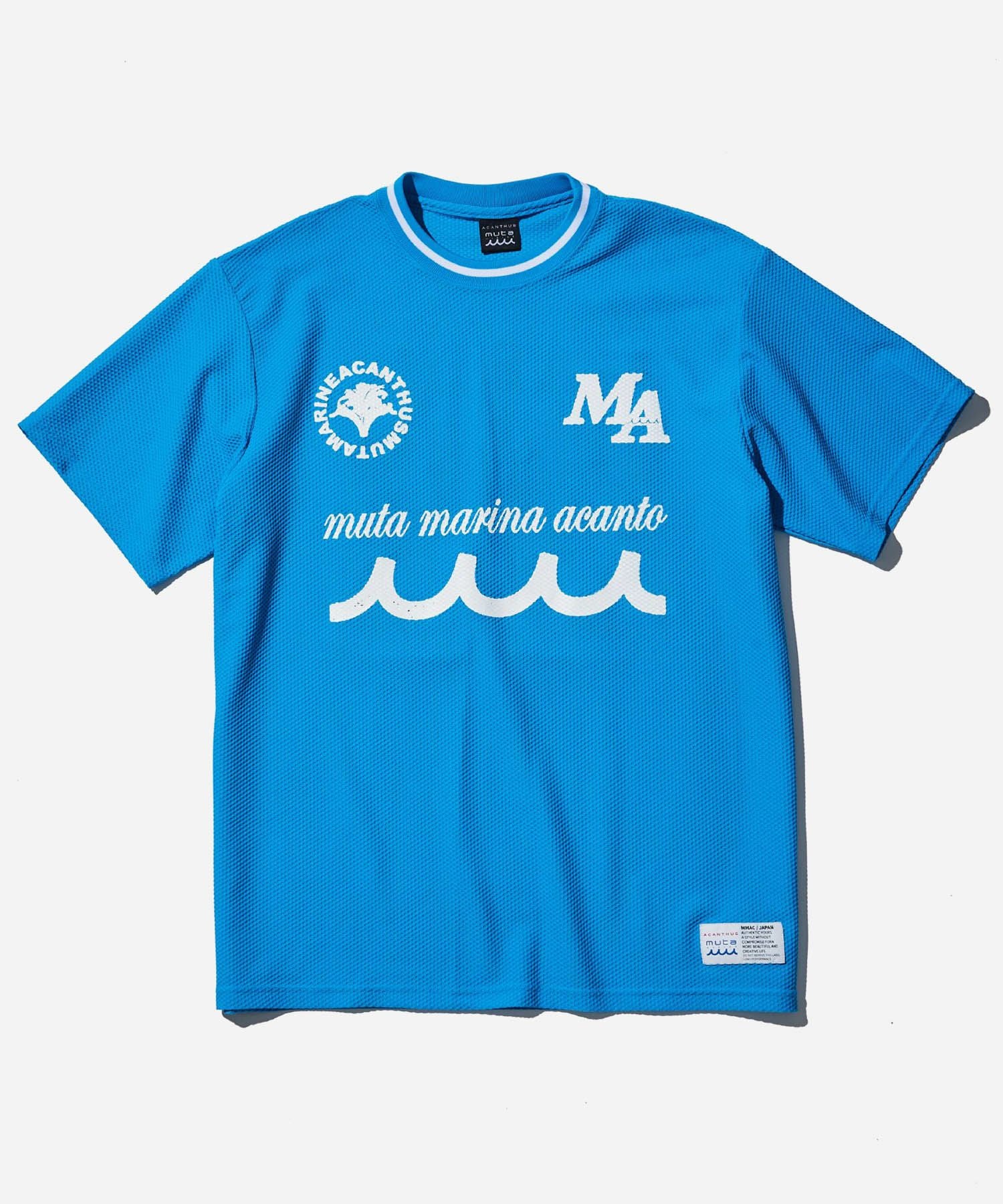 ACANTHUS muta メッシュサッカーTシャツ MA2519 | VDS BIRDS EYE