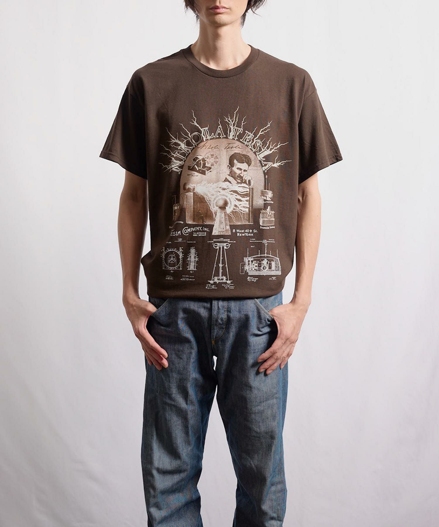 COTTON EXPRESSIONS Starry Night アインシュタイン Tシャツ | VDS