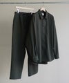 UITU HIGH TWISTED ORGANIC COTTON TWILL EASY TROUSERS UUP-001 イージートラウザー チャコールグレー