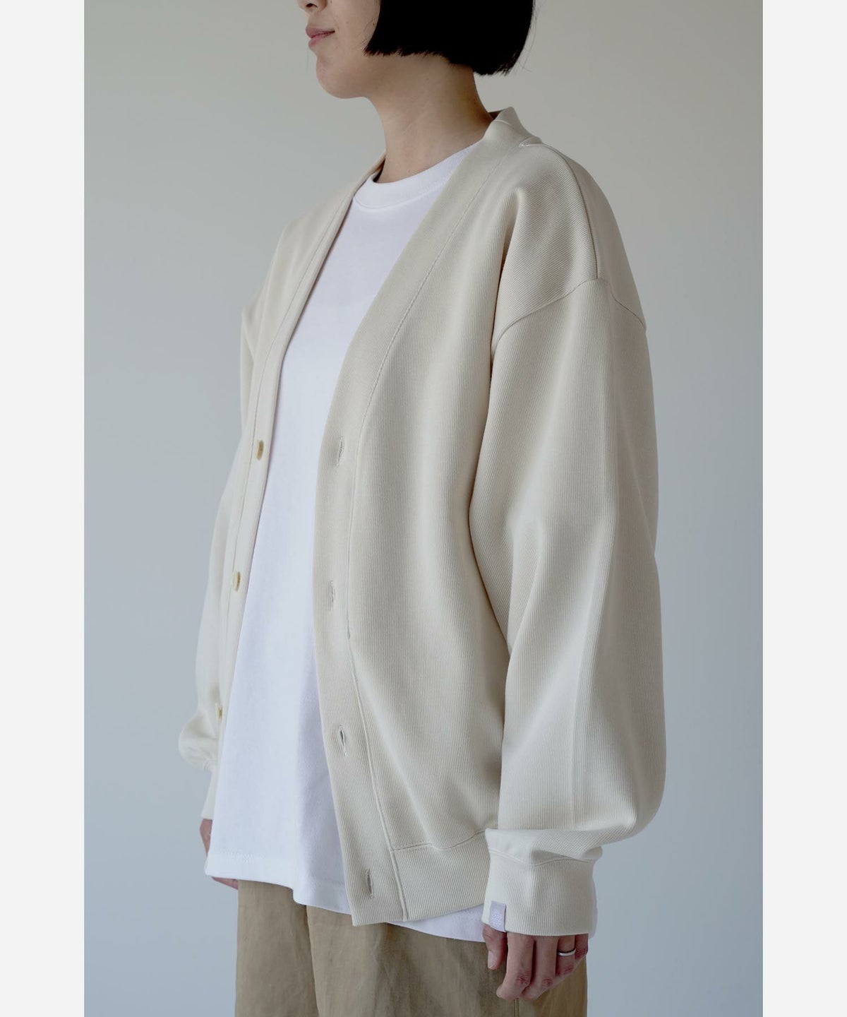 UITU RIB DOUBLE KNIT CARDIGAN UUC-001 カーディガン