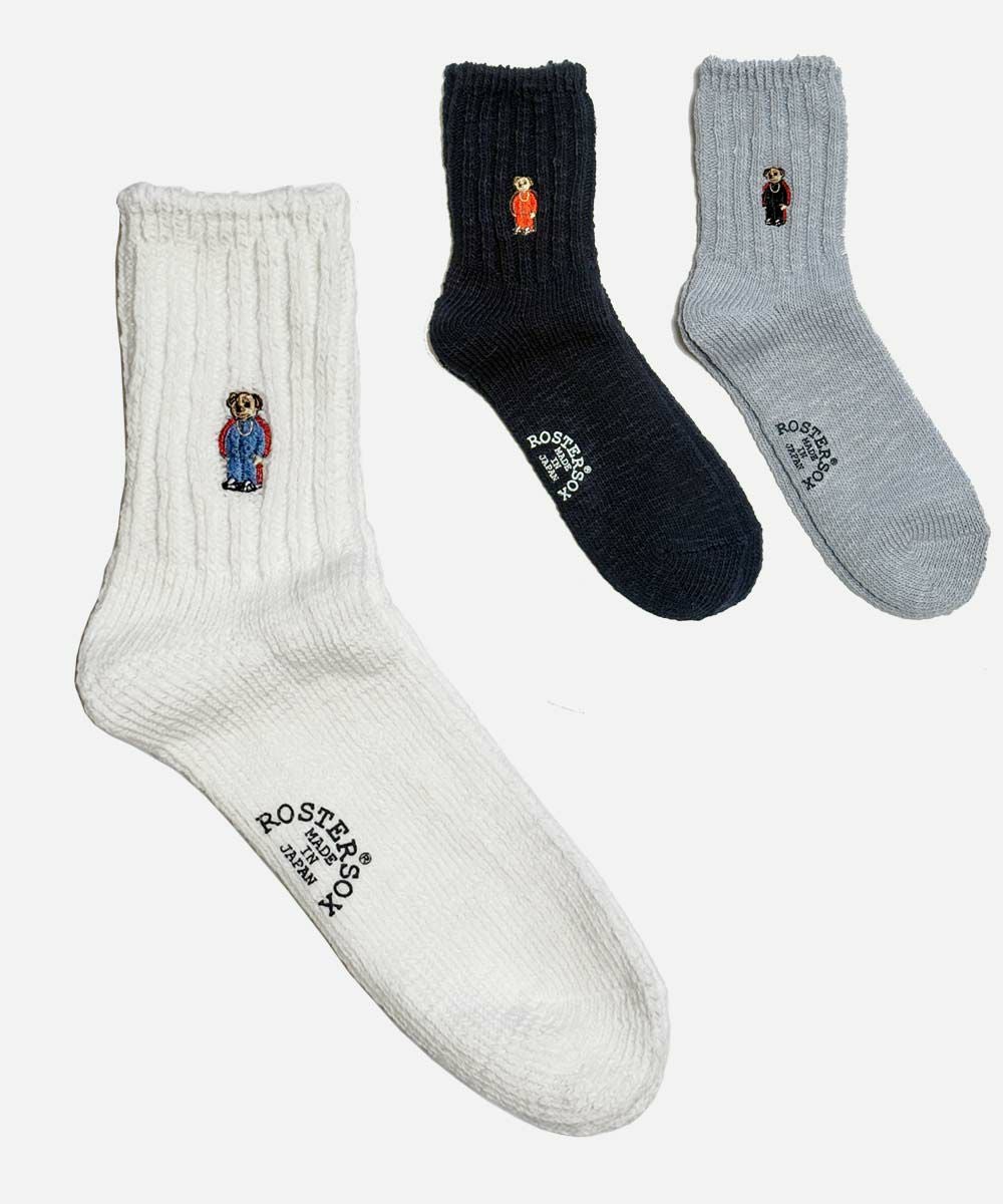 ROSTER SOX 84 BEAR 野球クマ ソックス｜RS-468 | VDS BIRDS EYE