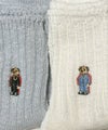 ROSTER SOX RAP BEAR RS-433 クマ刺繍 ラップペア ロスターソックス