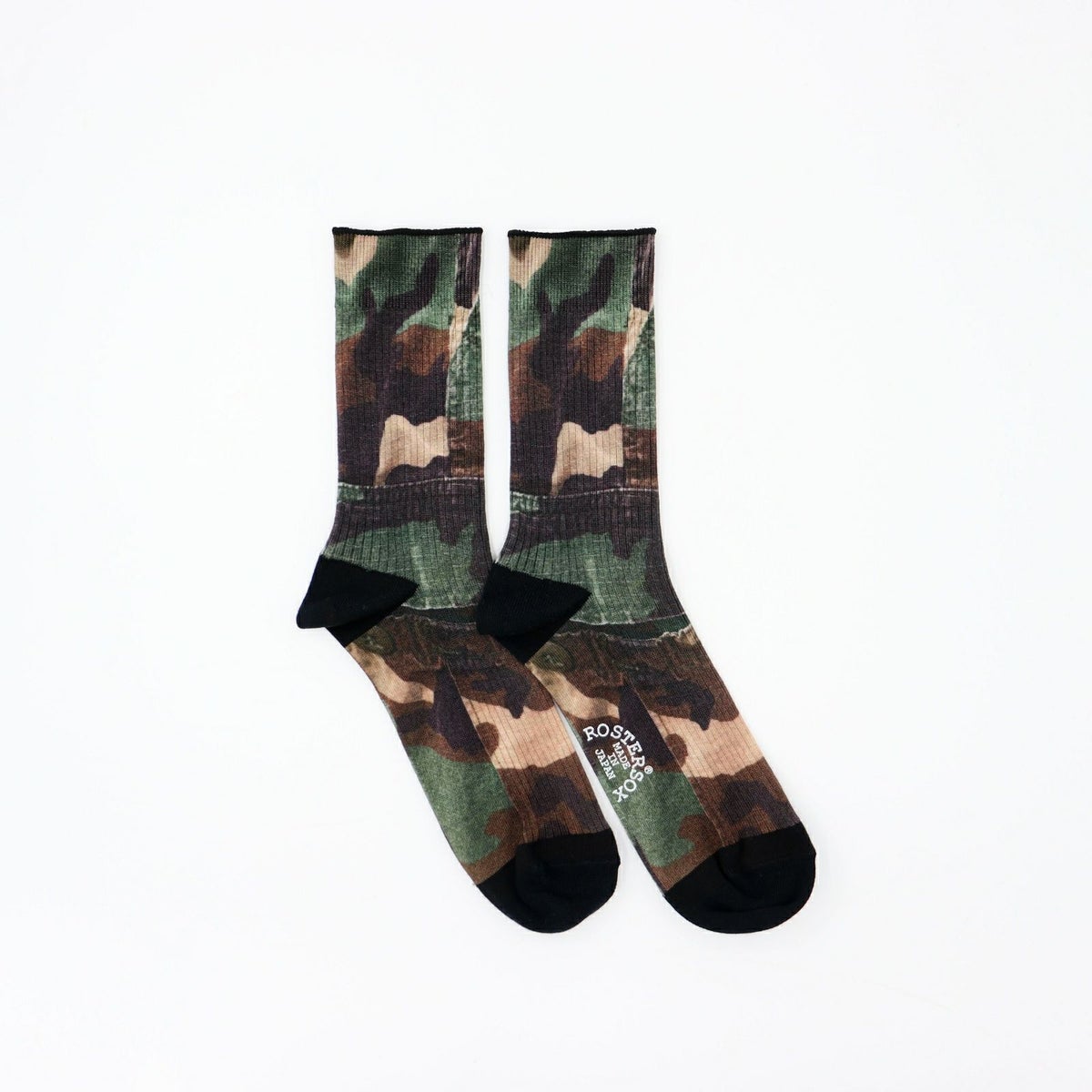 ROSTER SOX カモフラージュ柄 靴下 CAMO RS-442