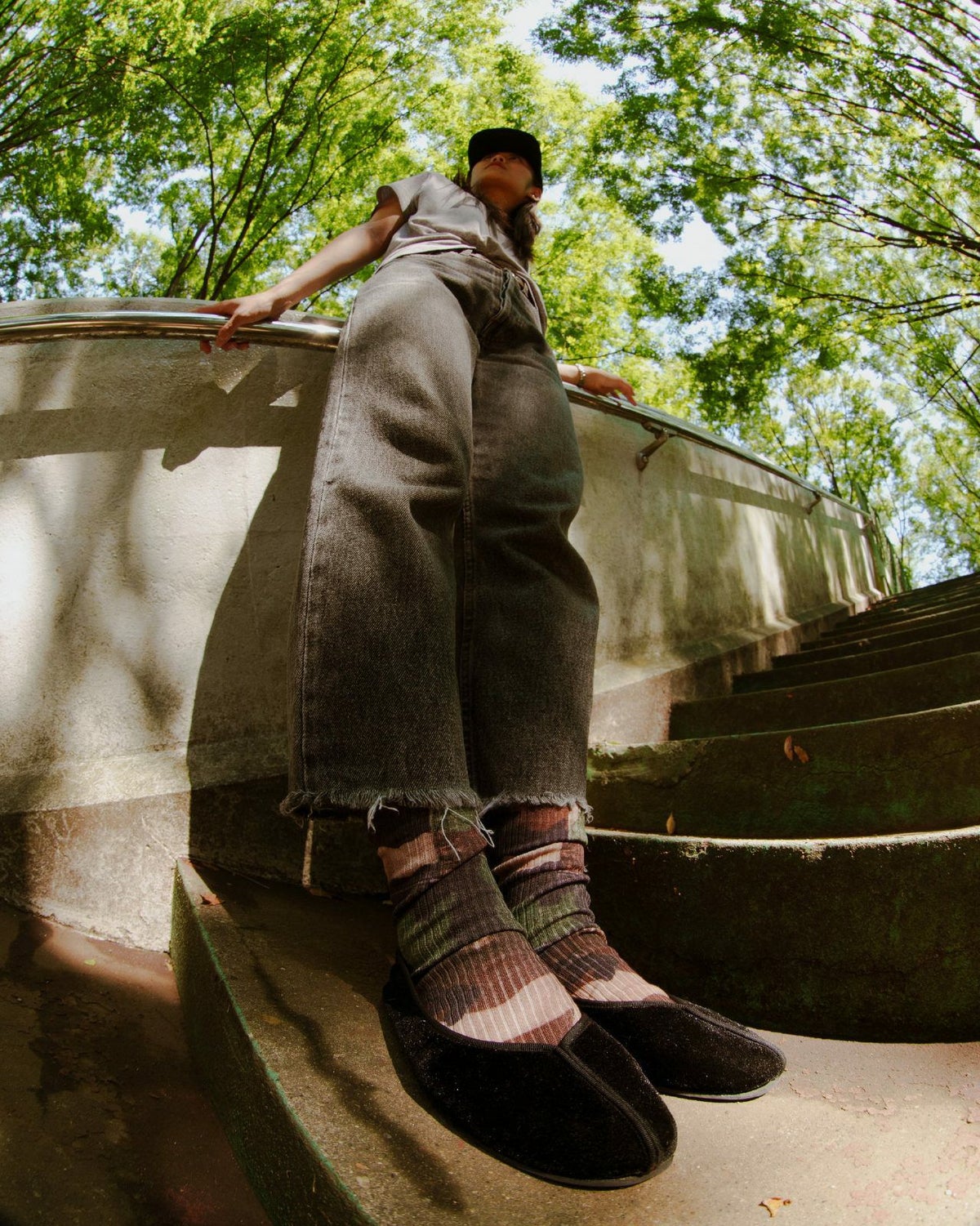 ROSTER SOX カモフラージュ柄 靴下 CAMO RS-442