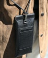 EARLE Etc レザーポーチ ER5540 ネックポーチ 眼鏡ポーチ