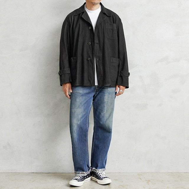 MILITARY【DEAD STOCK】[黒染め]ルーマニア軍 ホスピタルジャケット