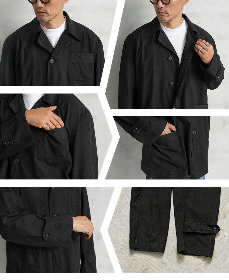 MILITARY【DEAD STOCK】[黒染め]ルーマニア軍 ホスピタルジャケット