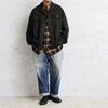 MILITARY【DEAD STOCK】[黒染め]チェコ軍 フライフロント ワークシャツジャケット