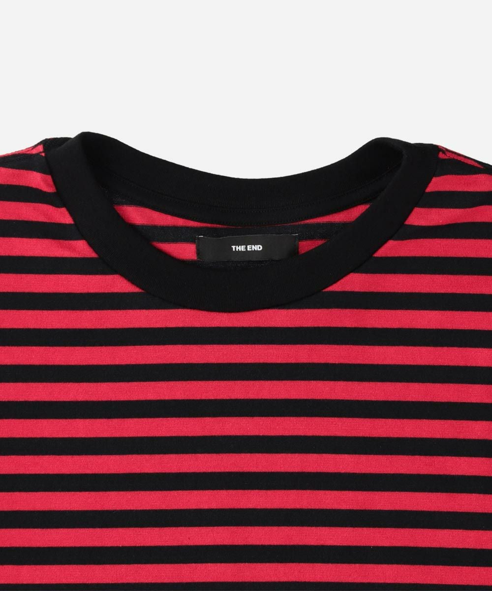 THE END STRIPED MELODY Tシャツ THE-C0004 ブランド ボーダー