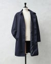 MILITARY【DEAD STOCK】フランス軍 リメイク ステンカラーコート ネイビー 紺