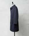 MILITARY【DEAD STOCK】フランス軍 リメイク ステンカラーコート ネイビー 紺