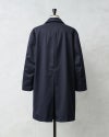 MILITARY【DEAD STOCK】フランス軍 リメイク ステンカラーコート ネイビー 紺