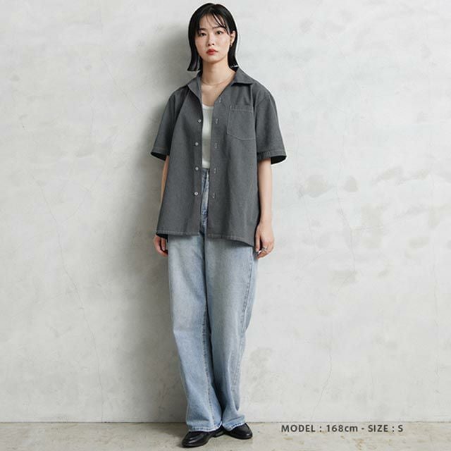 MILITARY【DEAD STOCK】[グレー染め]米軍 GENERAL PURPOSE SMOCK ショートスリーブ シャツ