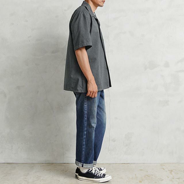 MILITARY【DEAD STOCK】[グレー染め]米軍 GENERAL PURPOSE SMOCK ショートスリーブ シャツ