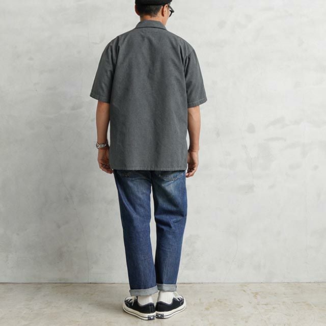 MILITARY【DEAD STOCK】[グレー染め]米軍 GENERAL PURPOSE SMOCK ショートスリーブ シャツ