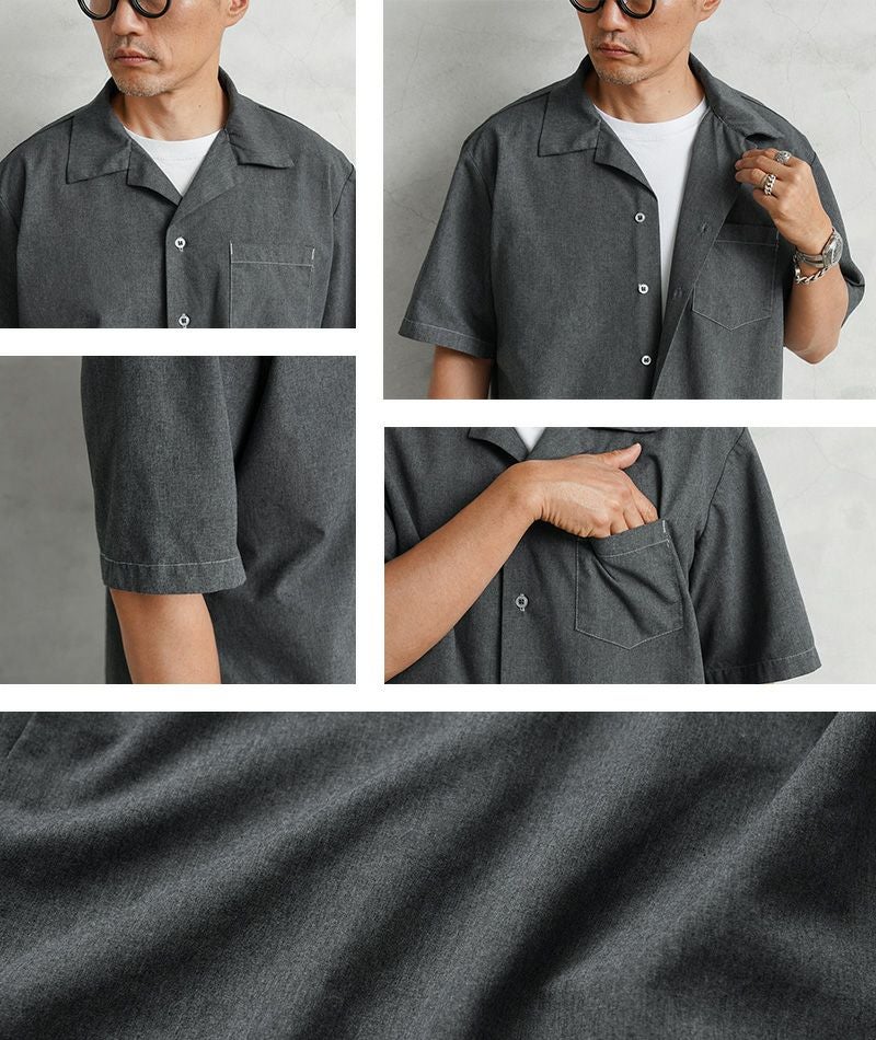 MILITARY【DEAD STOCK】[グレー染め]米軍 GENERAL PURPOSE SMOCK ショートスリーブ シャツ