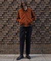 MARU SANKAKU PEKE スウェードレザージャケット
