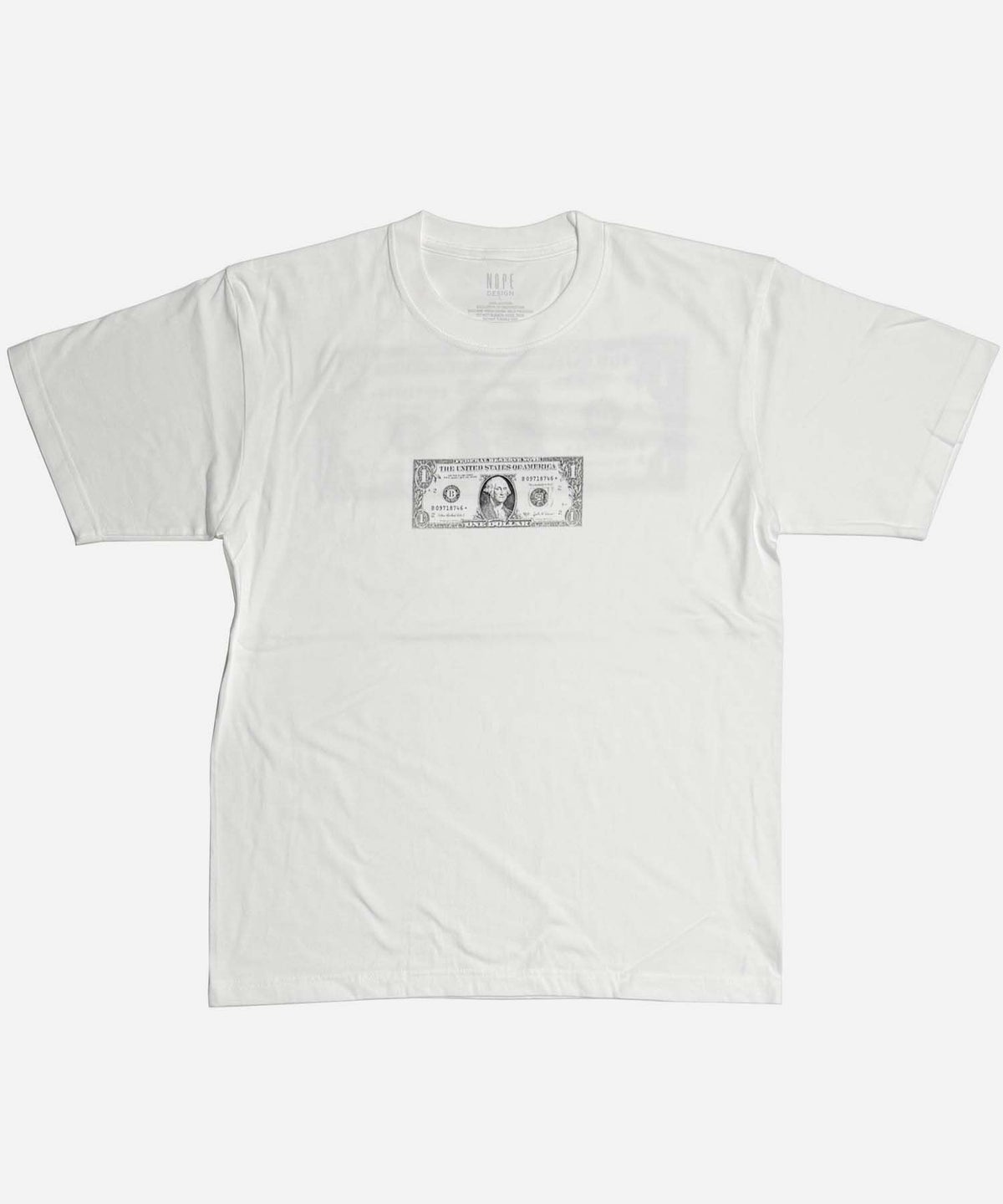 NOPE 1ドル札 表 Tシャツ