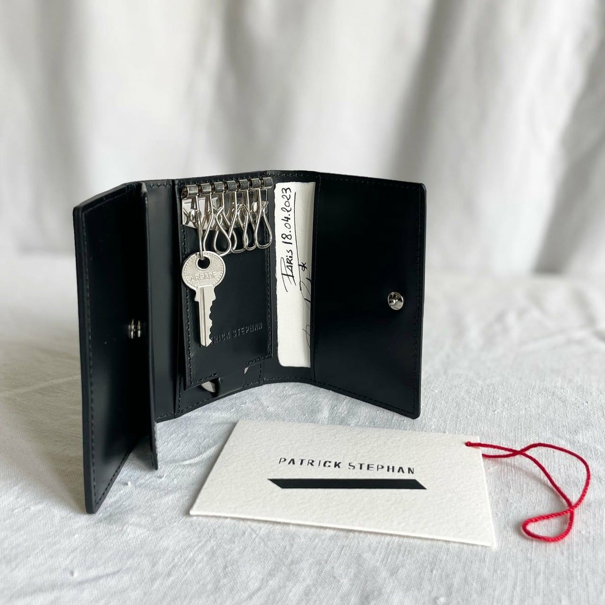 PATRICK STEPHAN キーケース　Leather key case 'brillant'　224AAO23 パトリックステファン