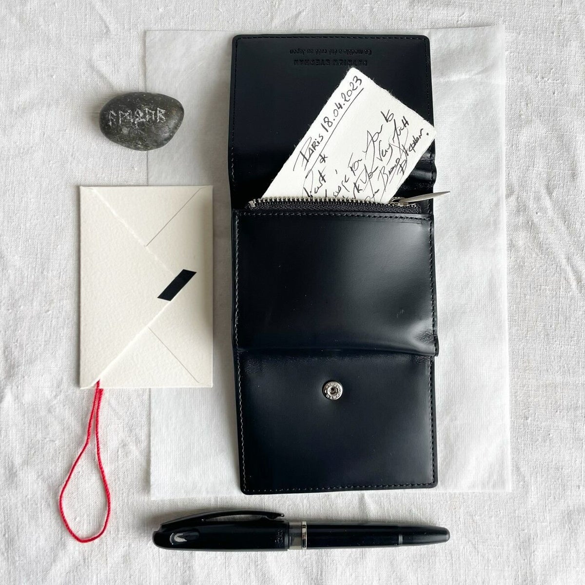 PATRICK STEPHAN　三つ折りウォレット　Leather trifold wallet 'brillant'ト 224AWA21 パトリックステファン
