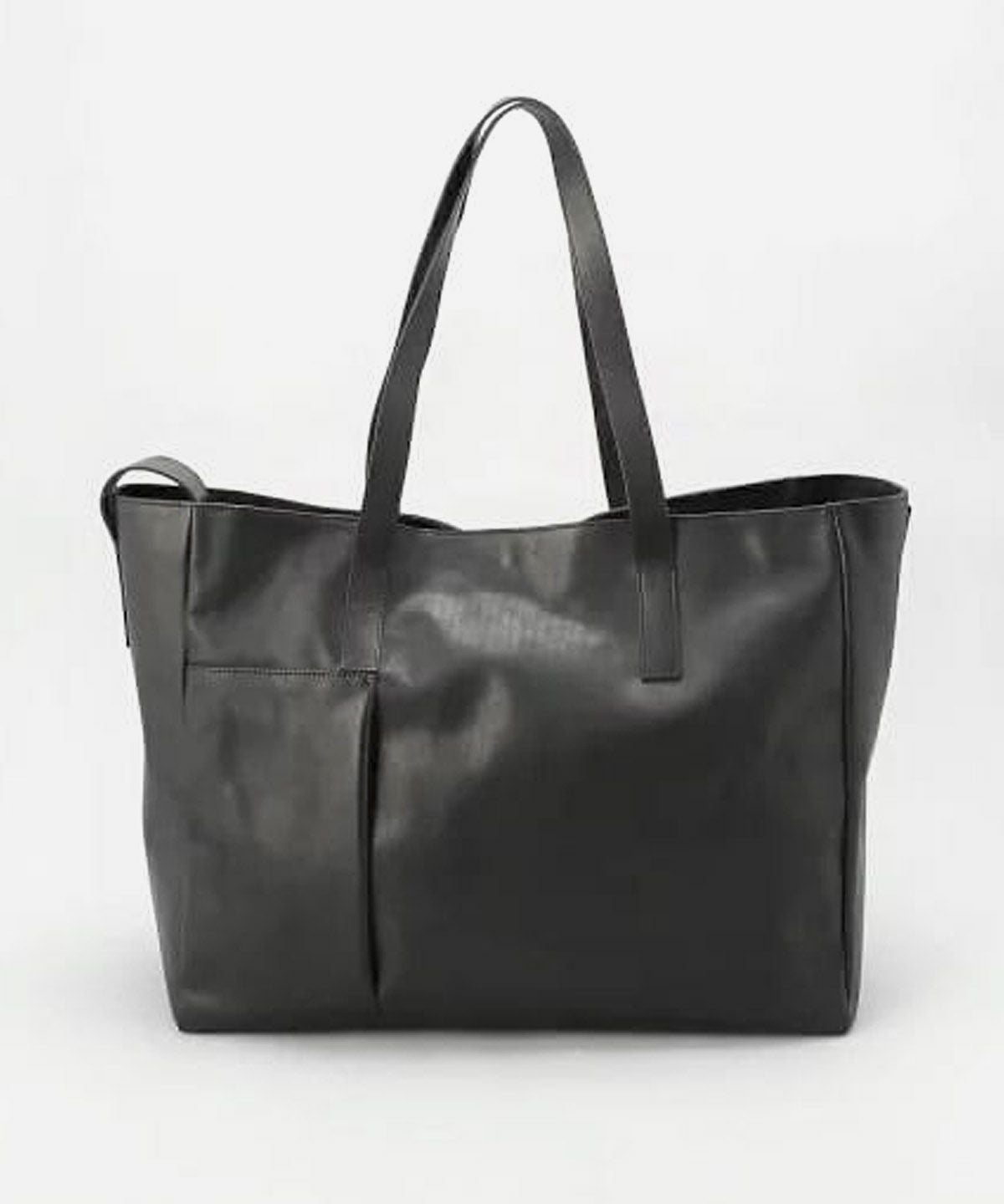 MARIA JOBSE ビッグショッパー　BLACK leather MARIA JOBSE CIRCULAR SHOPPER LARGE 0084S-L | VDS BIRDS EYE