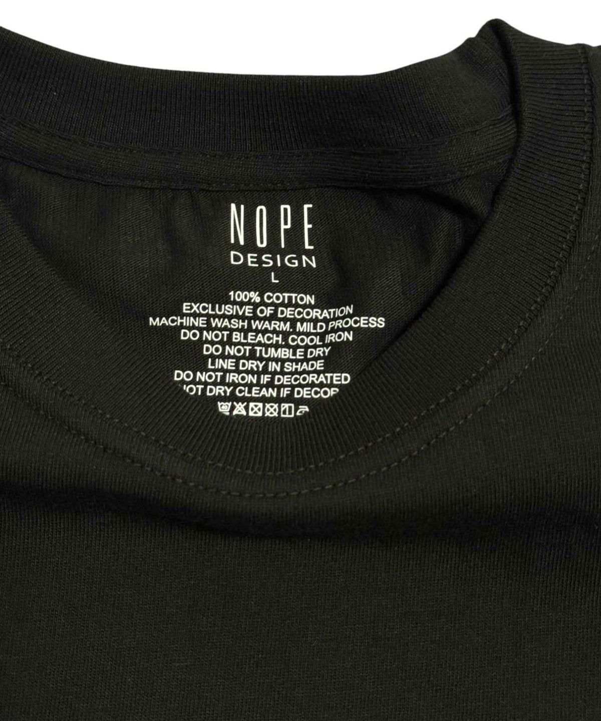 NOPE ブリリアントな夜 刺繍Tシャツ