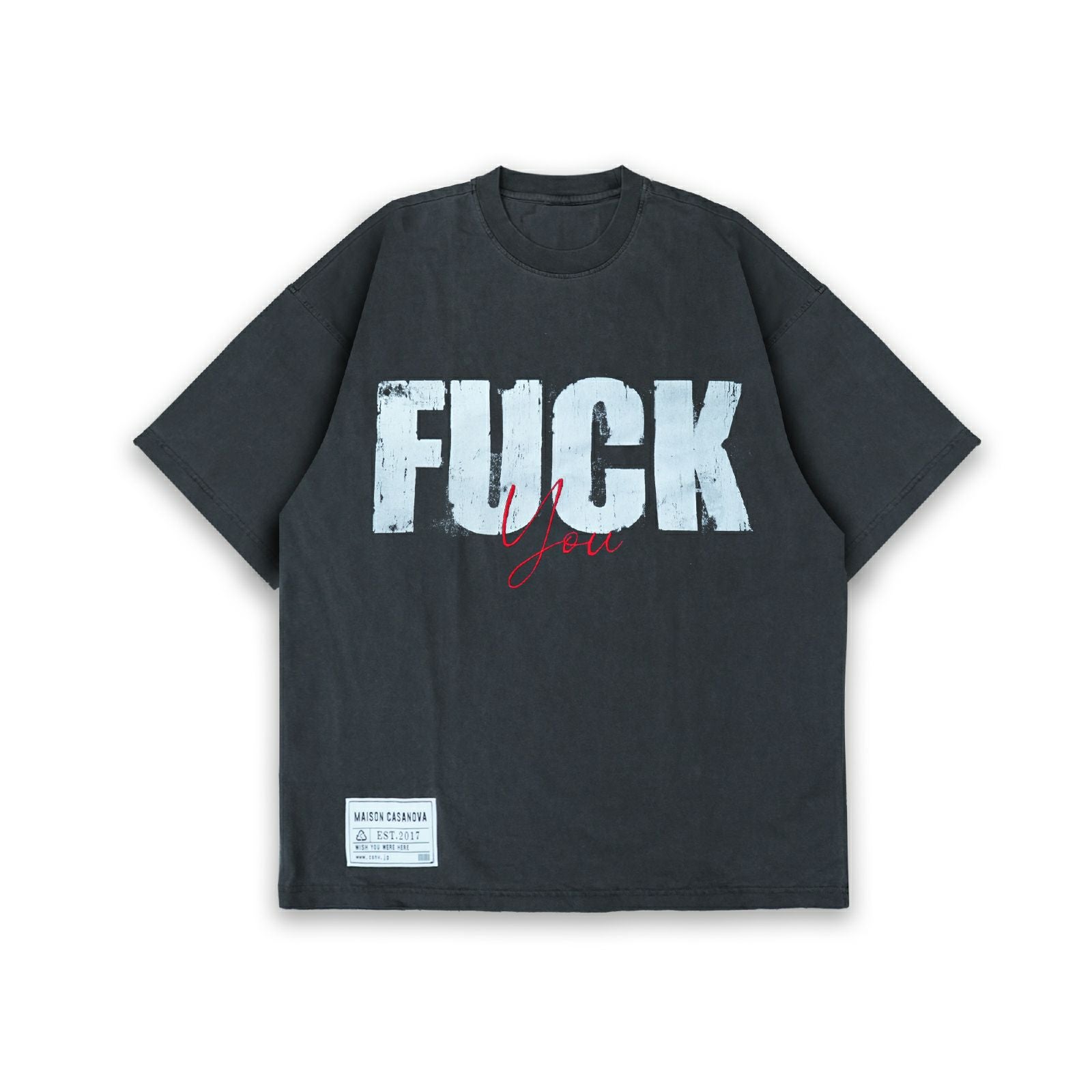 MAISON CASANOVA FUCK “OUTBREAK” Tシャツ TP-2504 | VDS BIRDS EYE