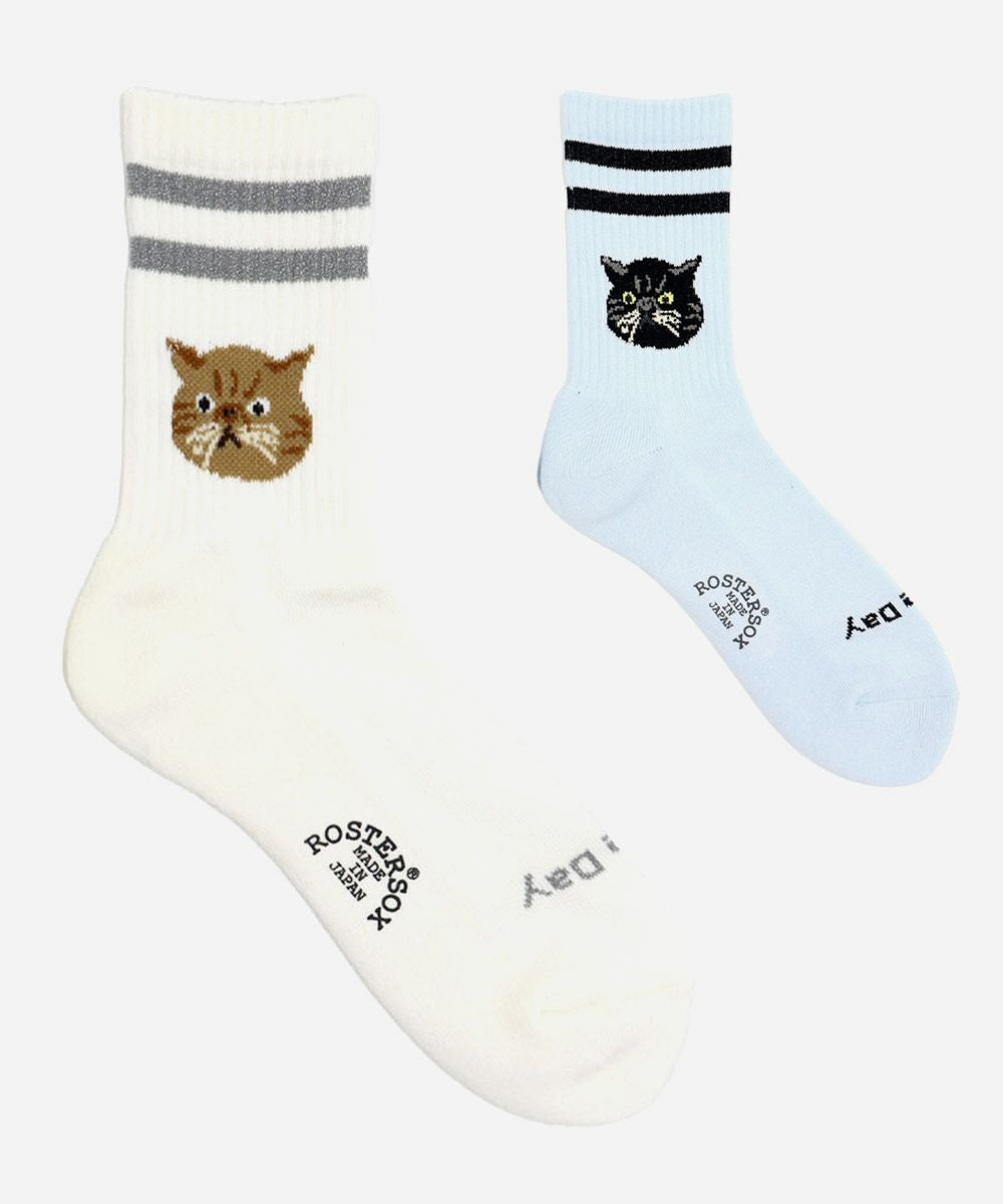 ROSTER SOX 猫 CAT ソックス｜RS-464 | VDS BIRDS EYE