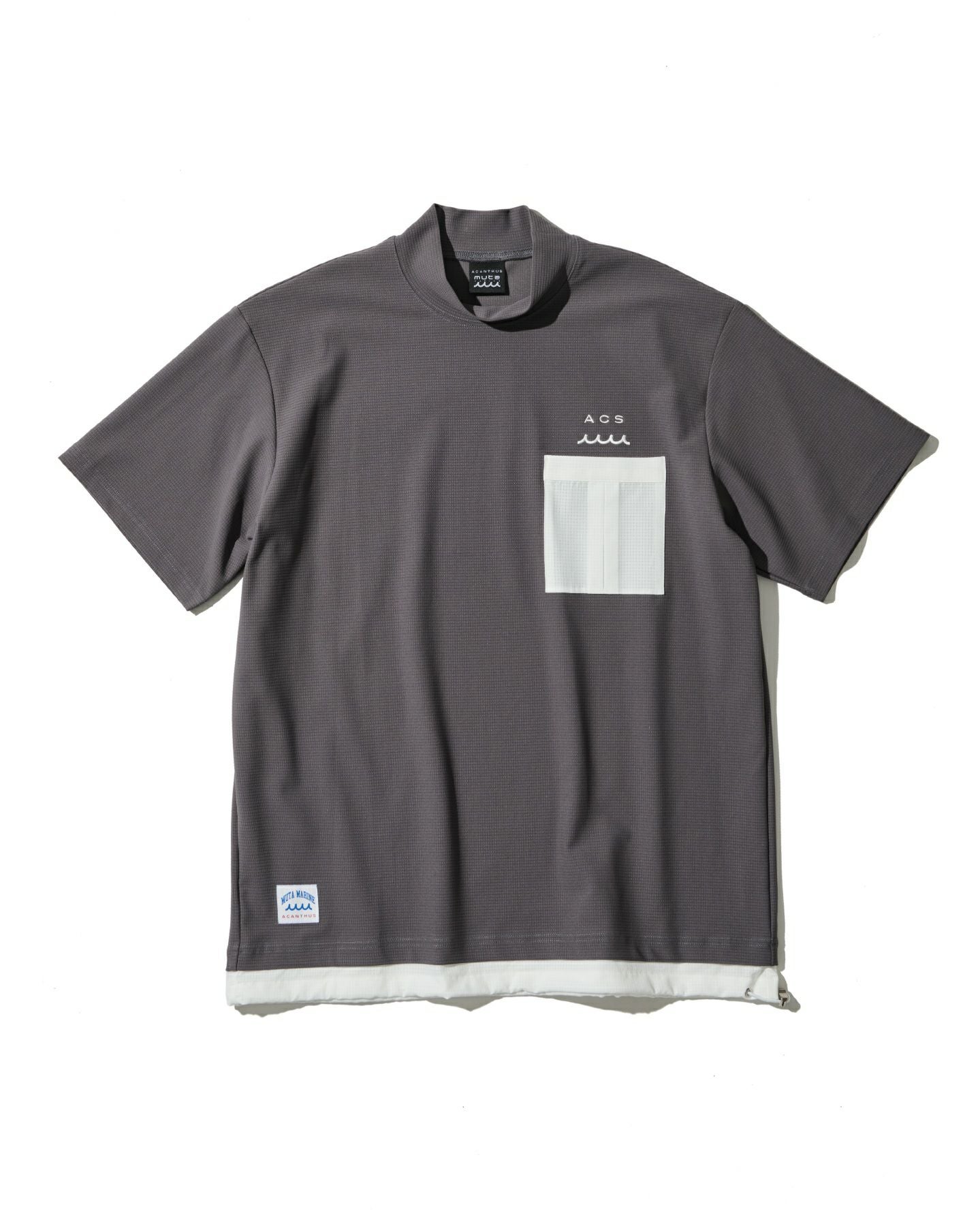 ACANTHUS muta メッシュモックネック Tシャツ MA2618 | VDS BIRDS EYE