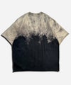 KODAI YASUNO タイダイブリーチビッグシルエットTシャツ Cafe time