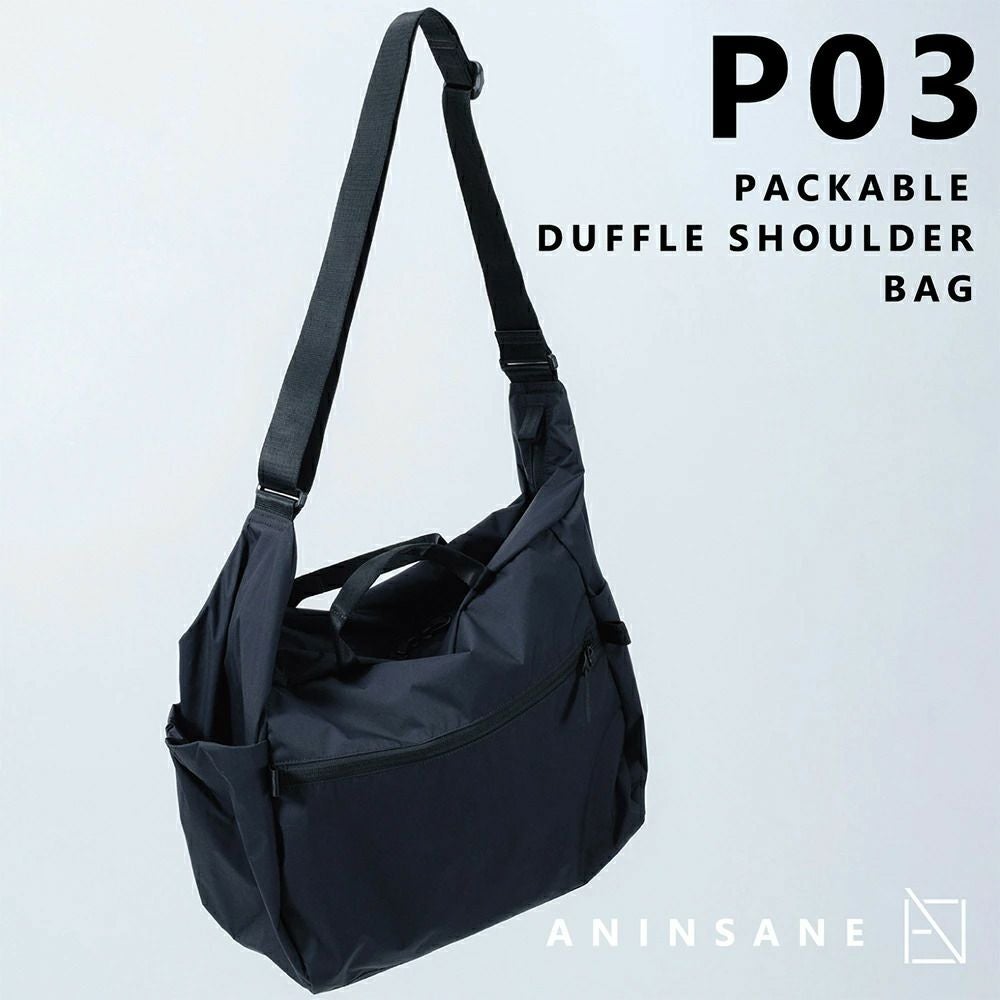 ANINSANE アンインセイン P03 ダッフルショルダーバッグ