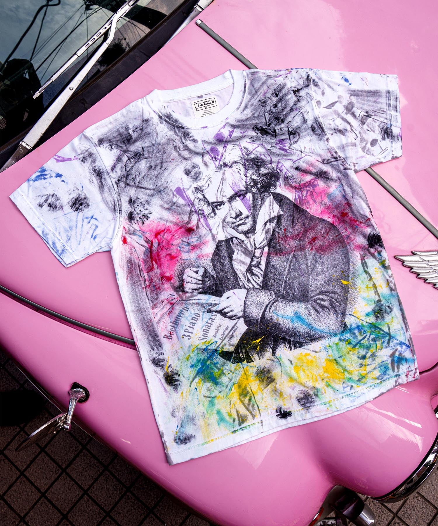 7th WORLD Rose Tiara T-shirt | VDS BIRDS EYE