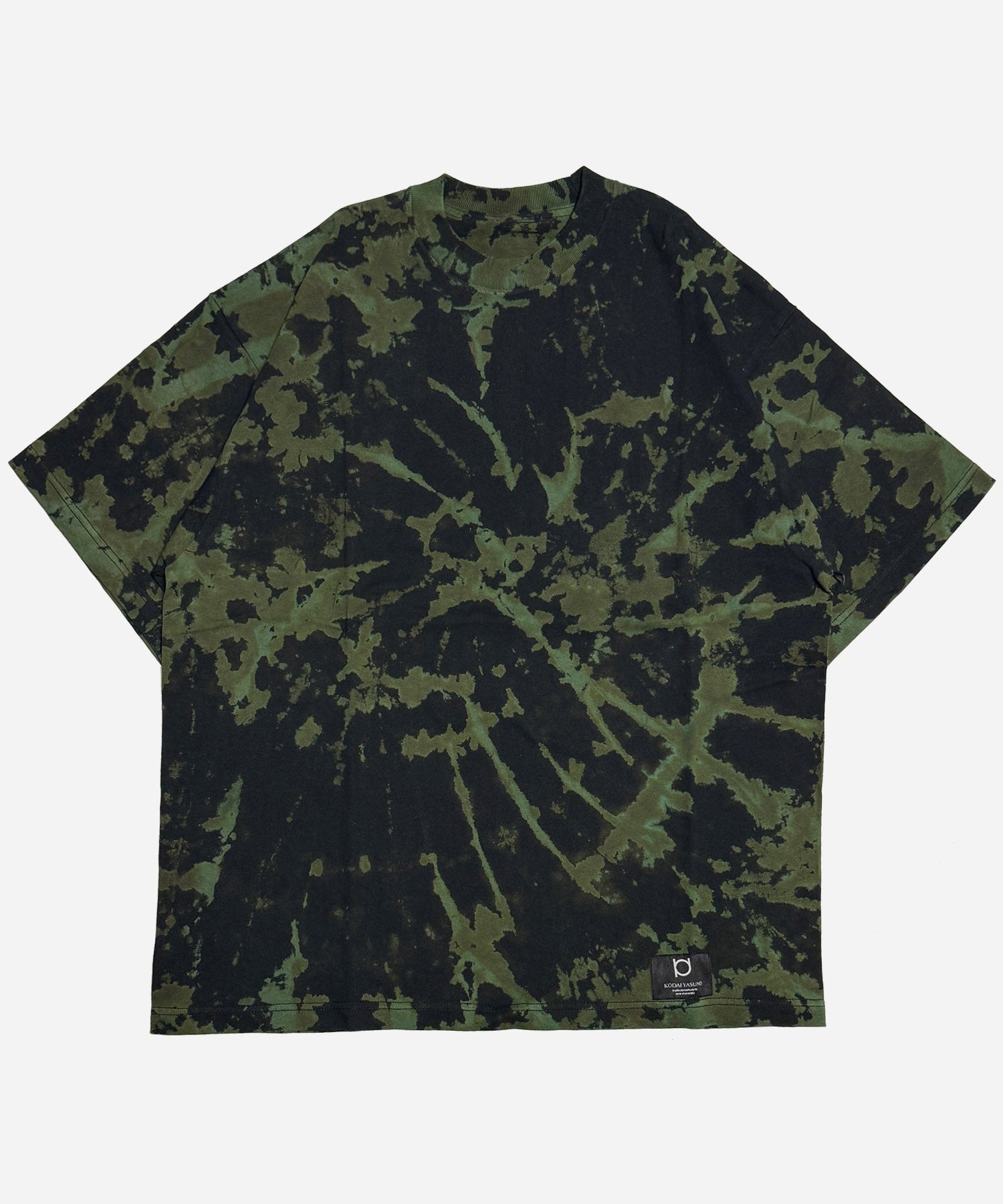 黒染め KODAI YASUNO 別注ブラックタイダイブリーチTシャツ | VDS BIRDS EYE