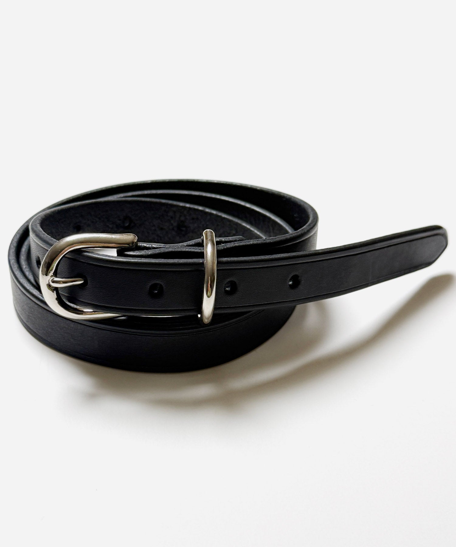 VDS NARROW LEATHER BELT “TRACE” | VDS BIRDS EYE